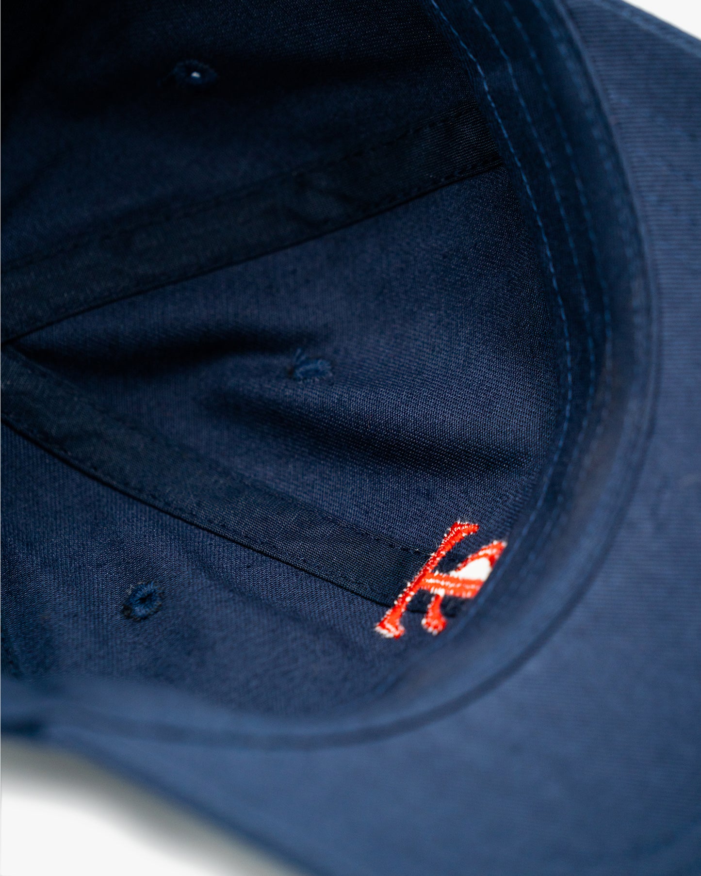 Icon Dad Hat - Navy w/ Red