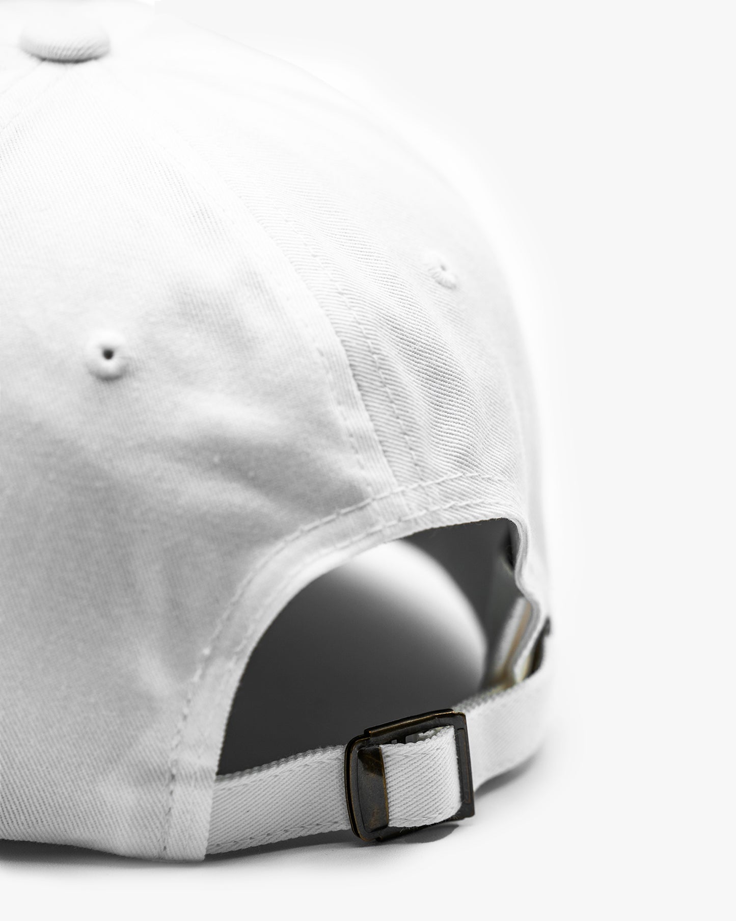 Icon Dad Hat - White w/ Red