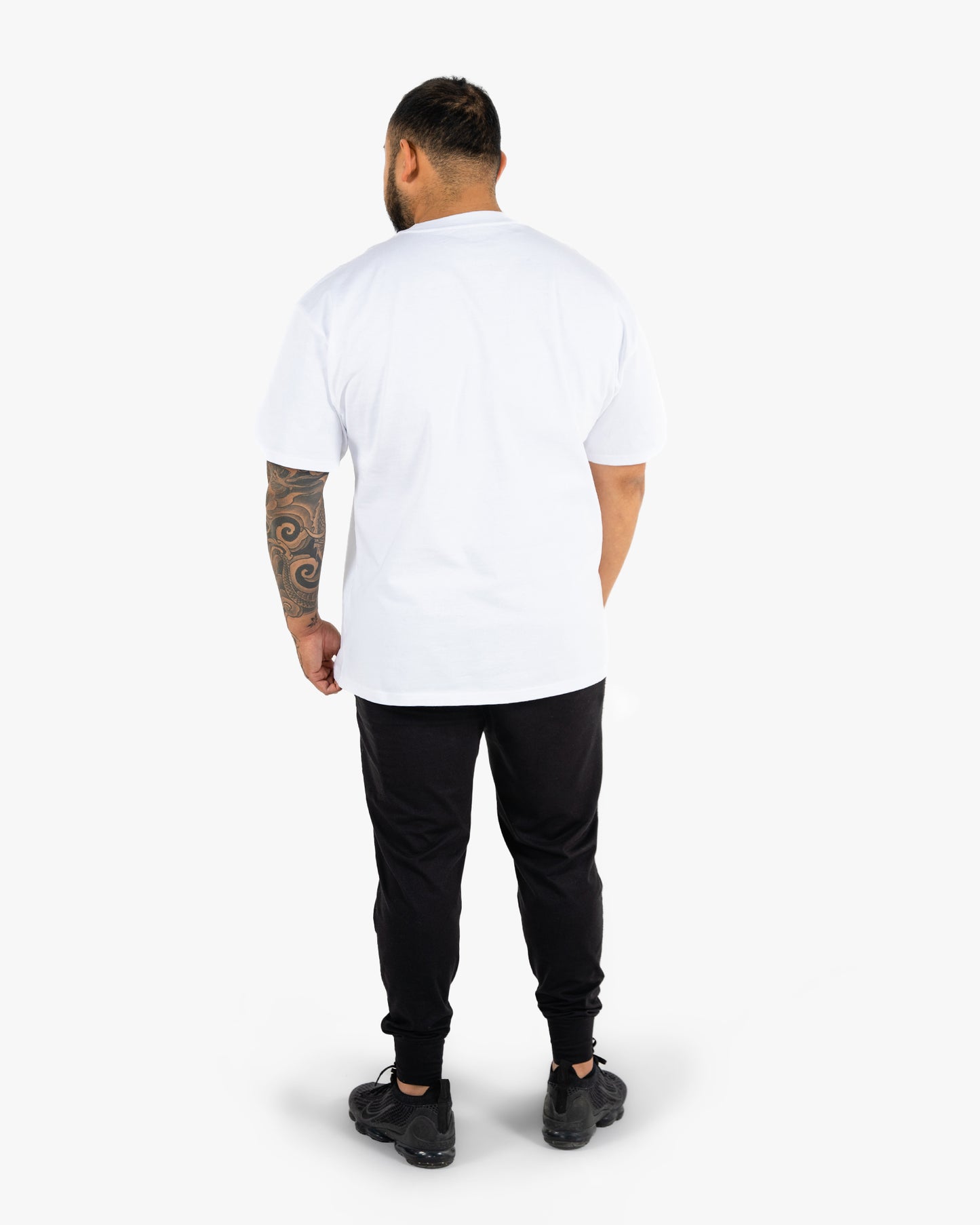 Icon Heavyweight Tee - White w/ White