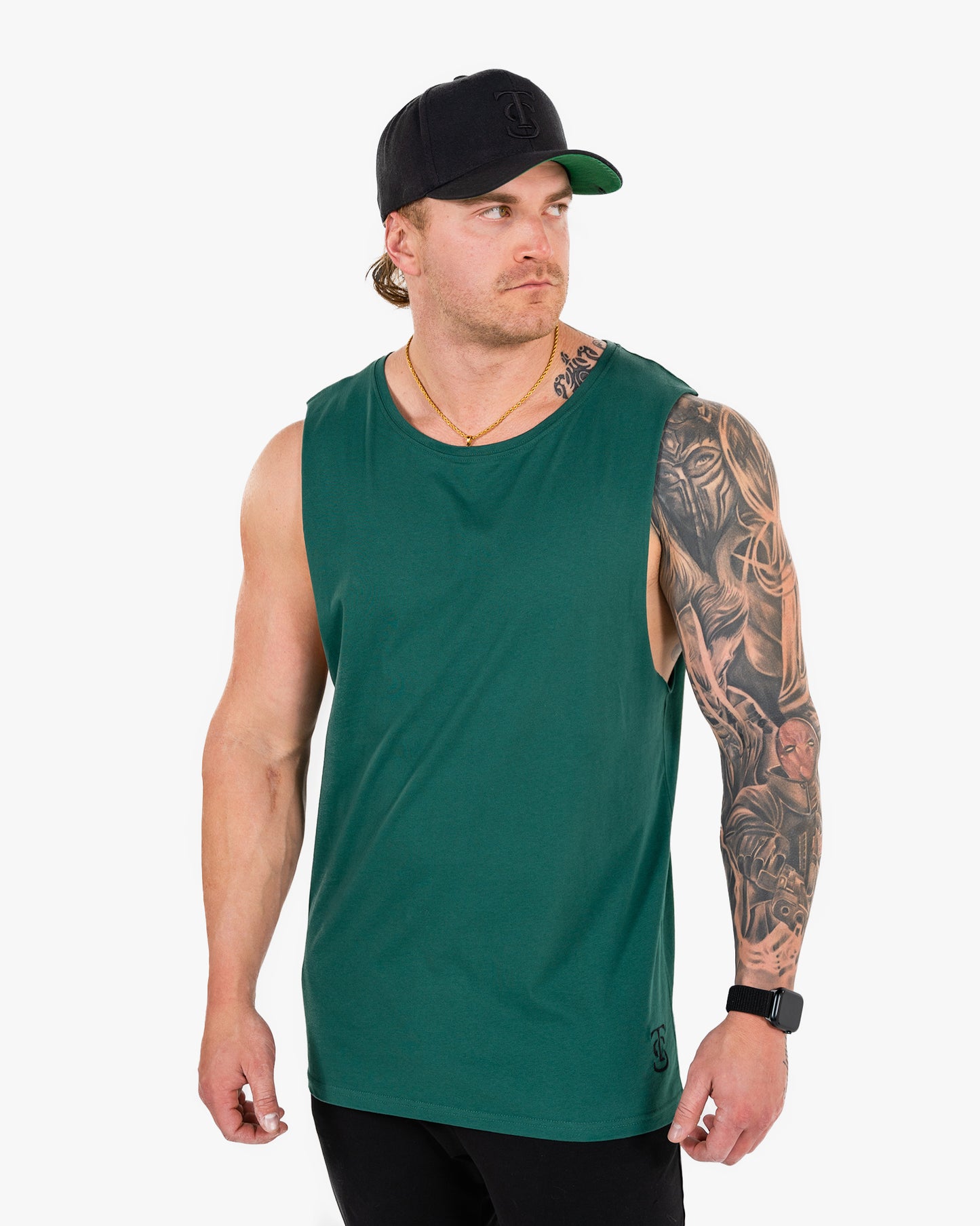 Icon Tank - Green w/ Black