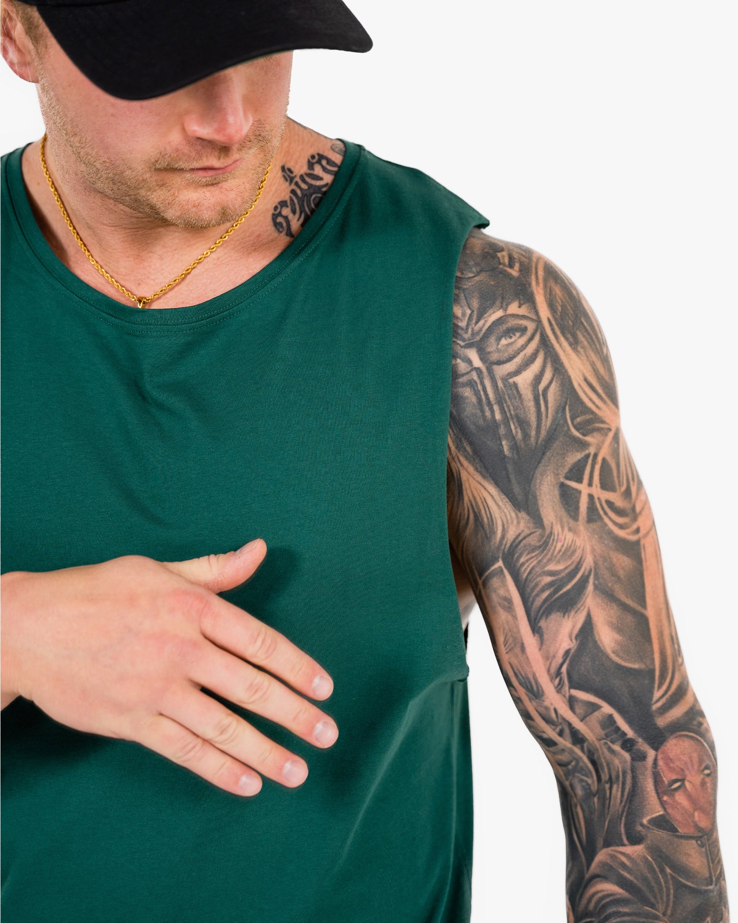 Icon Tank - Green w/ Black