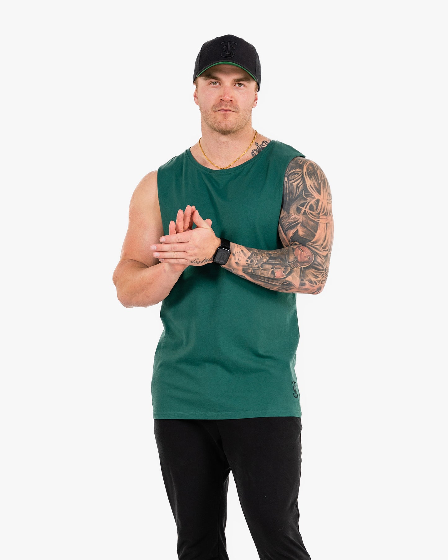 Icon Tank - Green w/ Black