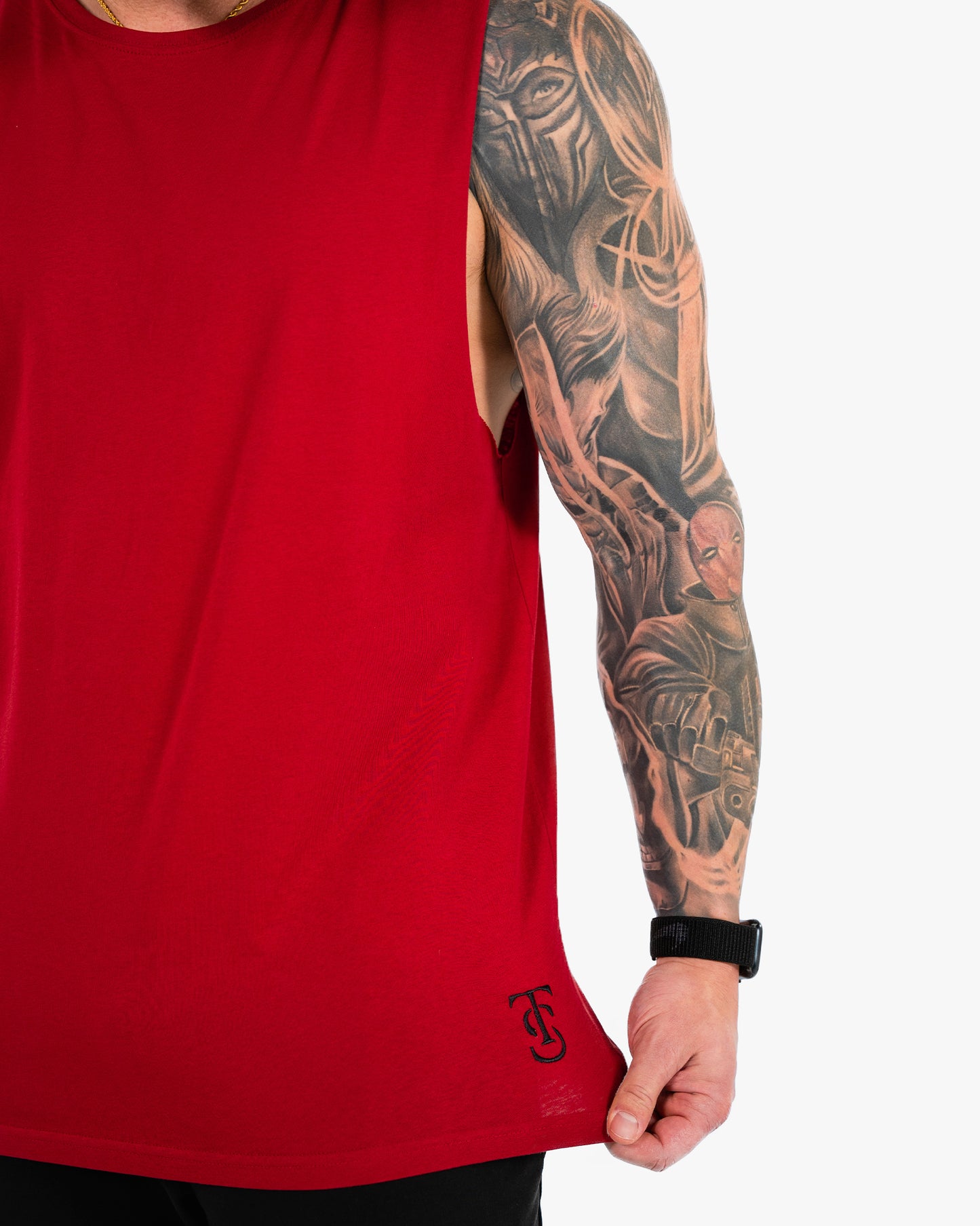 Icon Tank - Red w/ Black