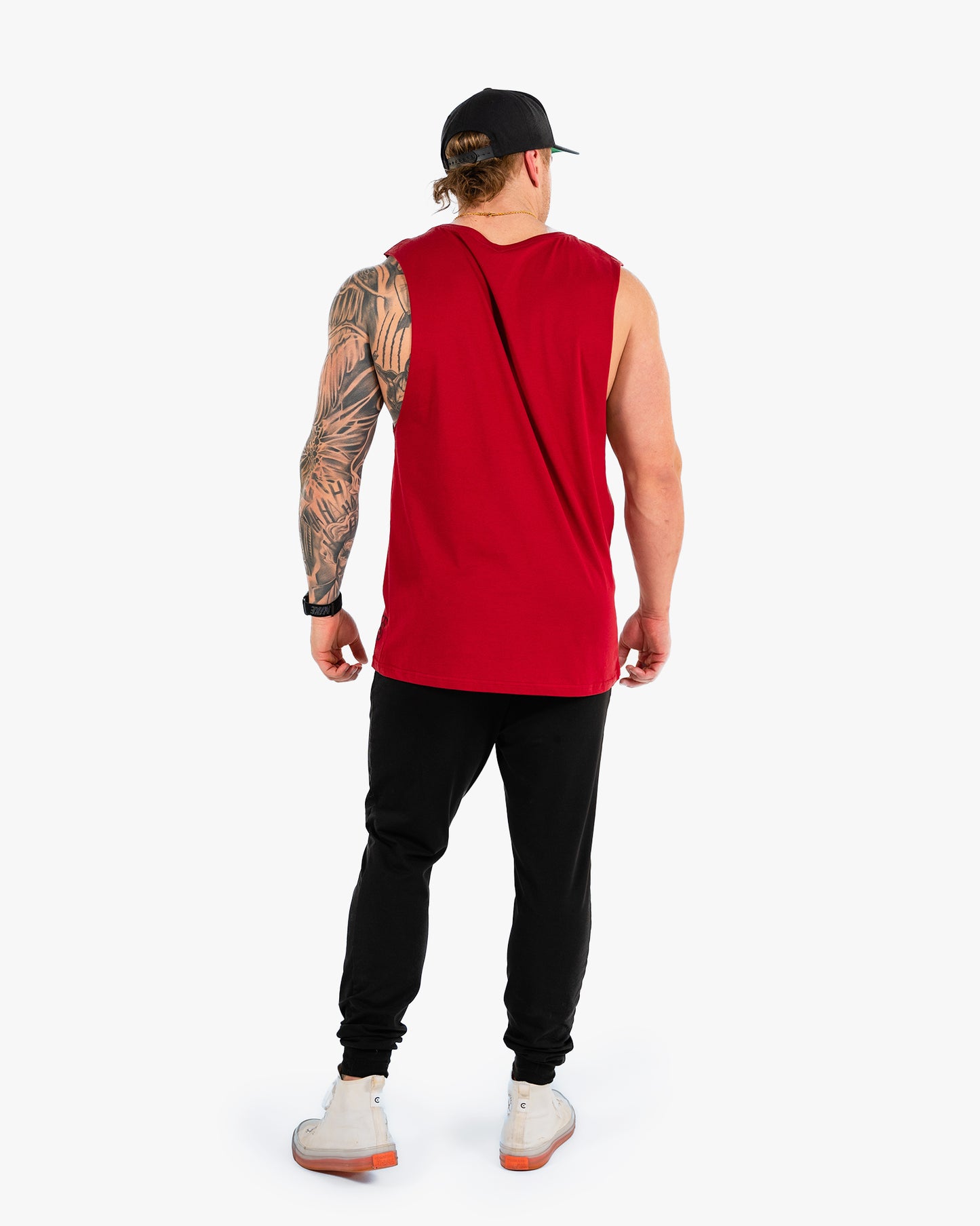 Icon Tank - Red w/ Black