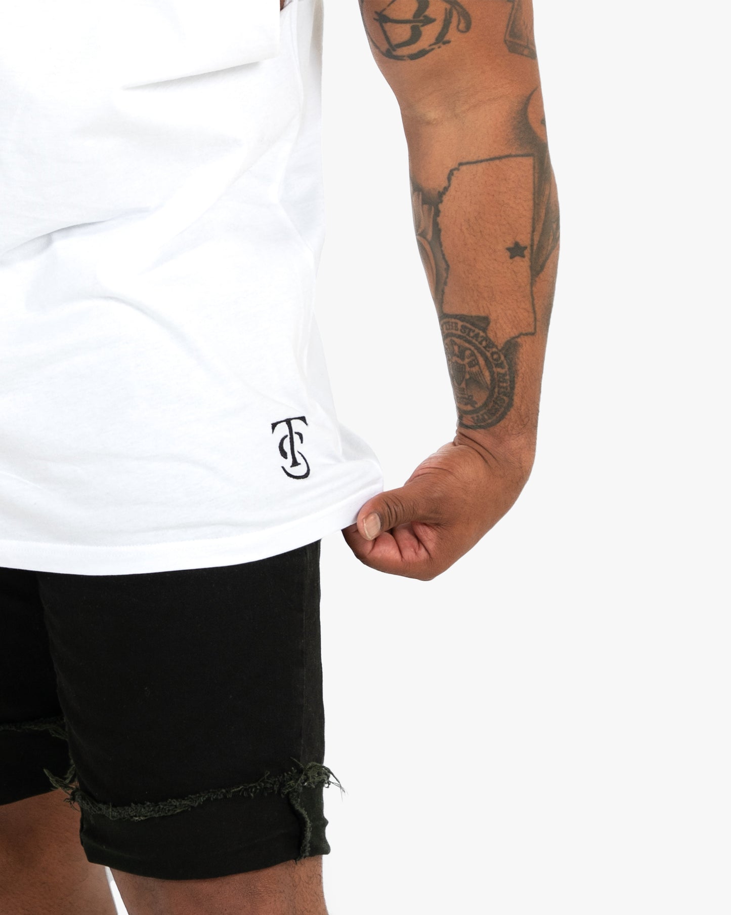 Icon Tank - White w/ Black