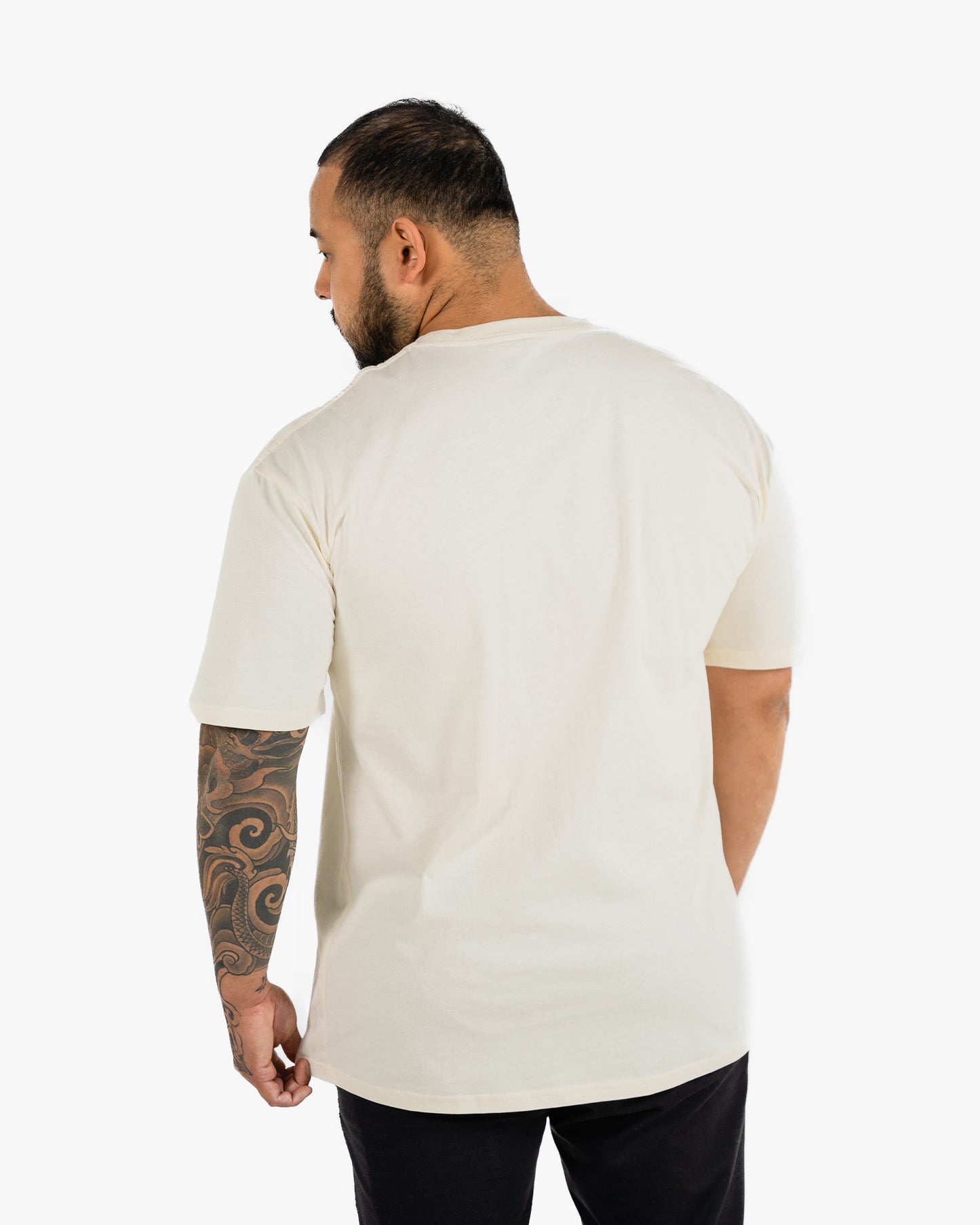 Icon Tee - Ecru w/ Black