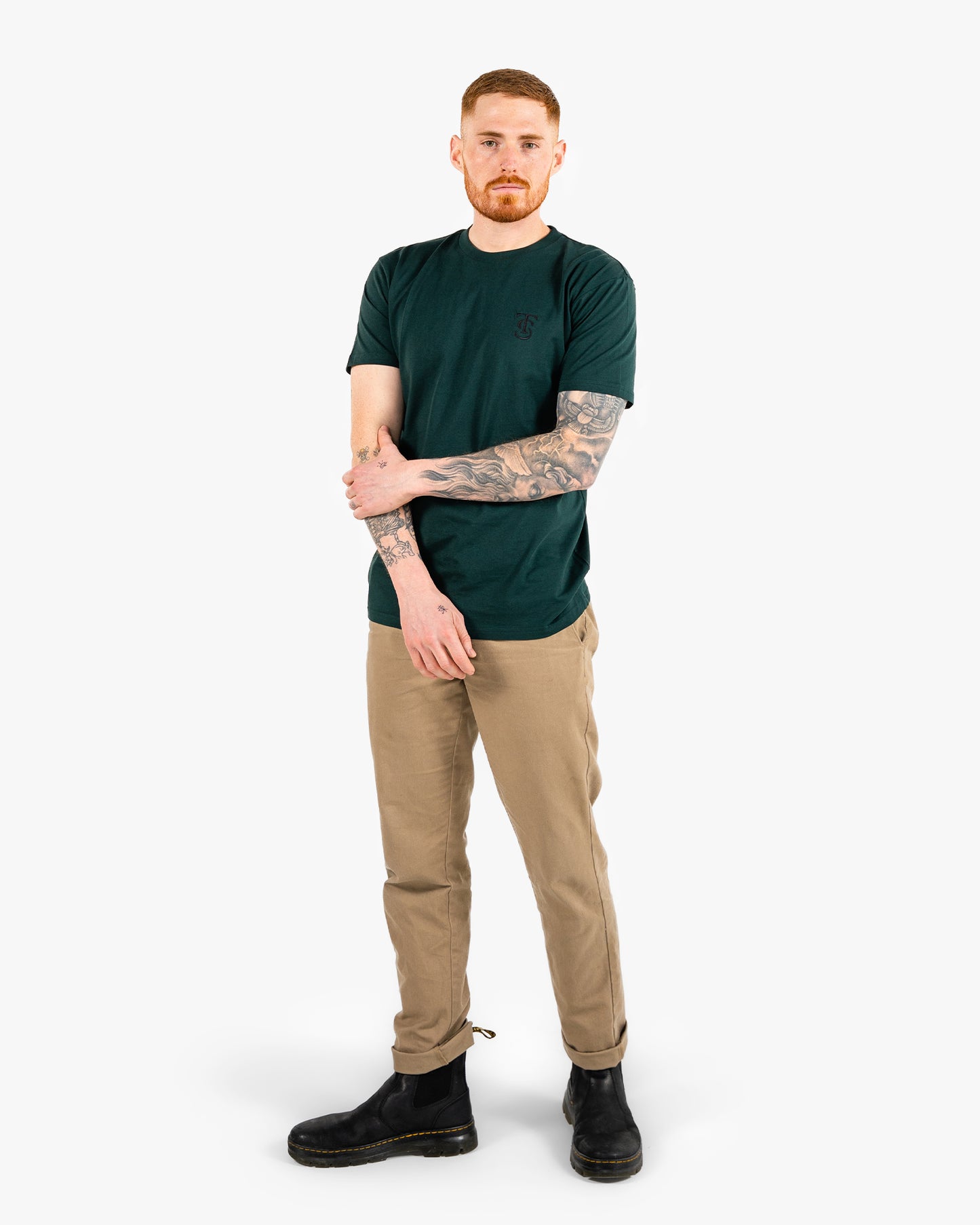 Icon Tee - Pine w/ Black