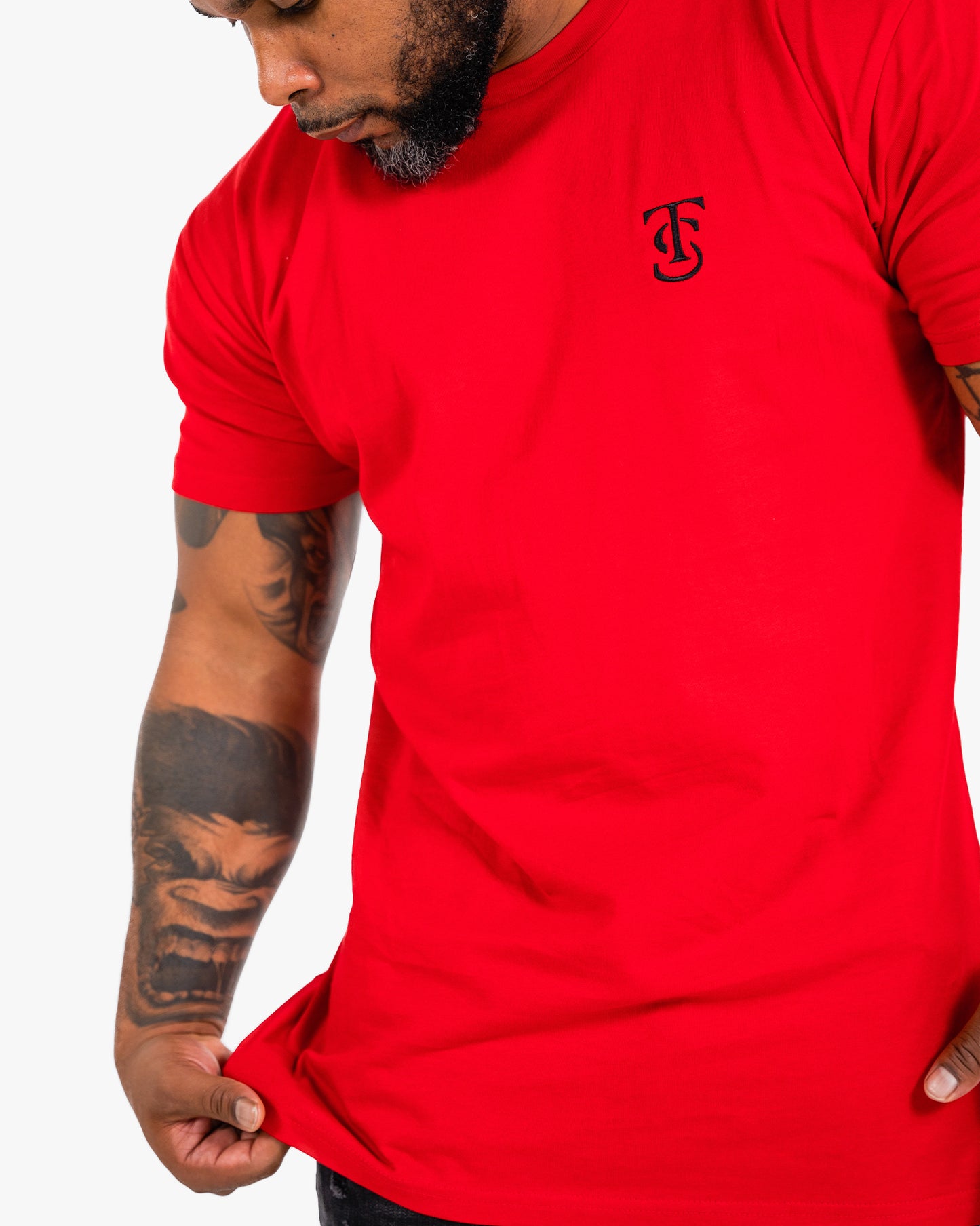 Icon Tee - Red w/ Black