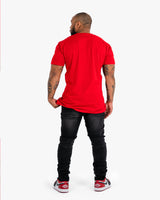 Icon Tee - Red w/ Black