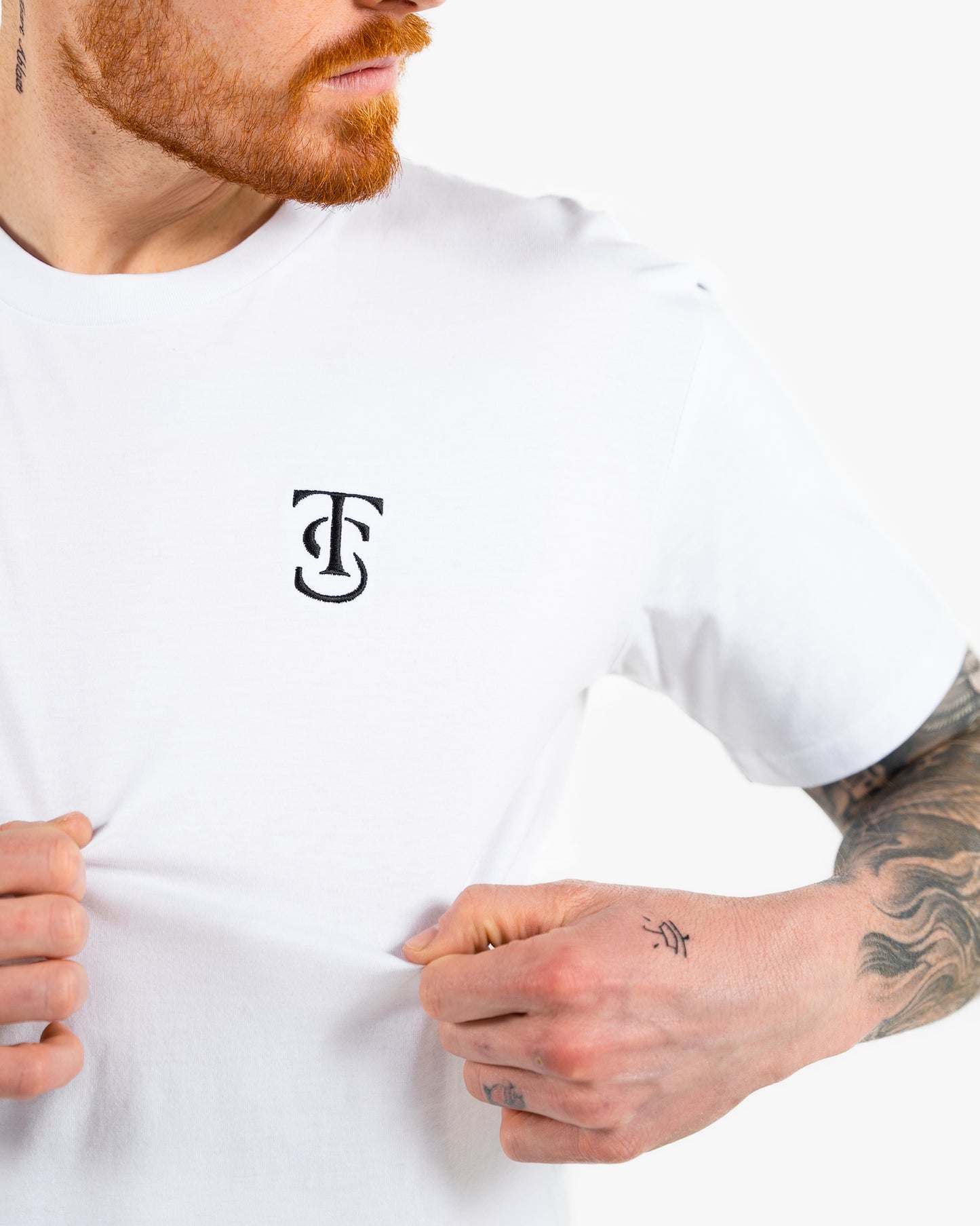 Icon Tee - White w/ Black