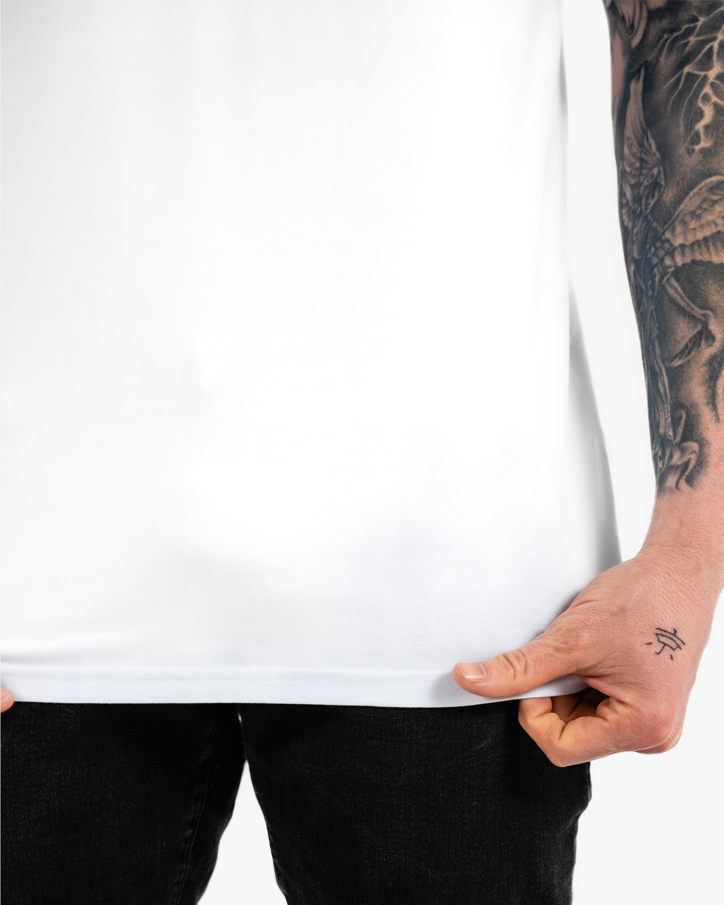 Icon Tee - White w/ Black