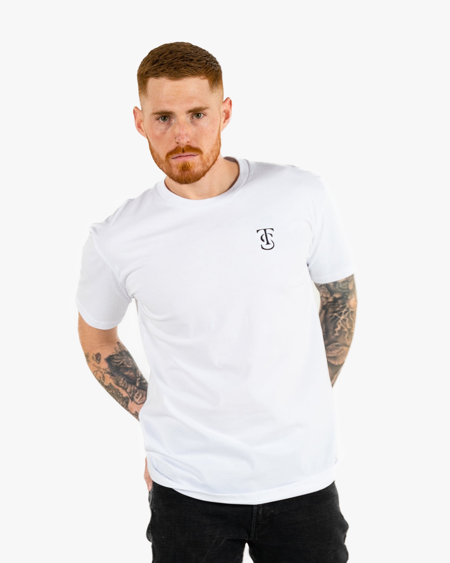 Icon Tee - White w/ Black