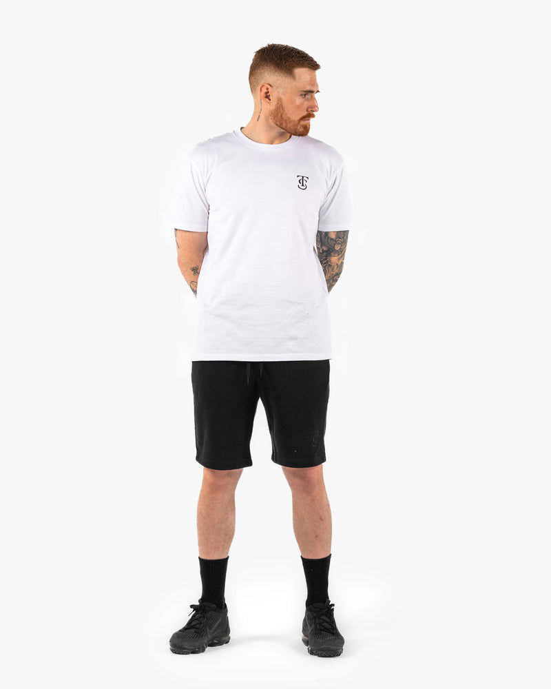 Mens Icon Sweat Shorts - Black w/ Black