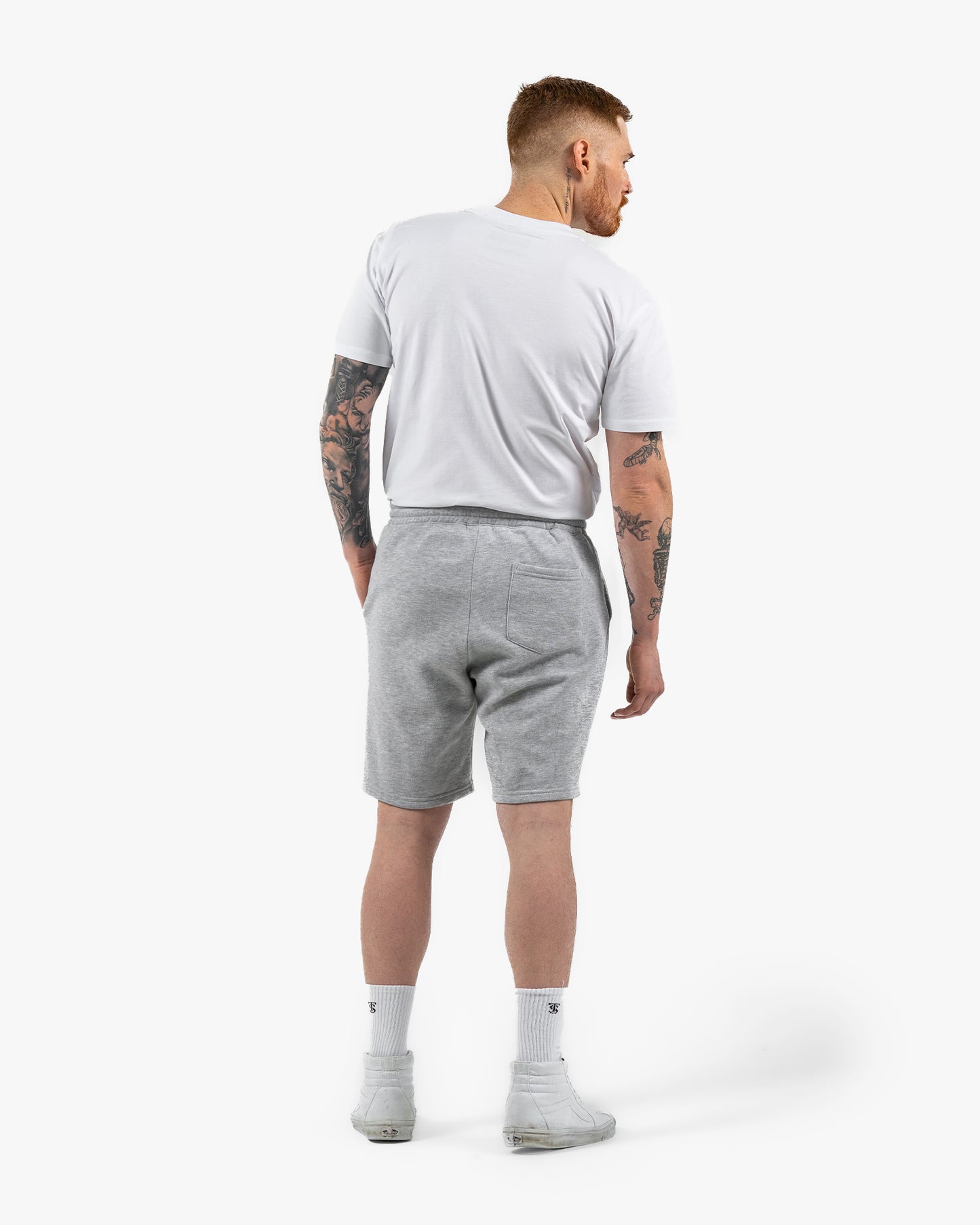 Mens Icon Sweat Shorts - Heather w/ Black