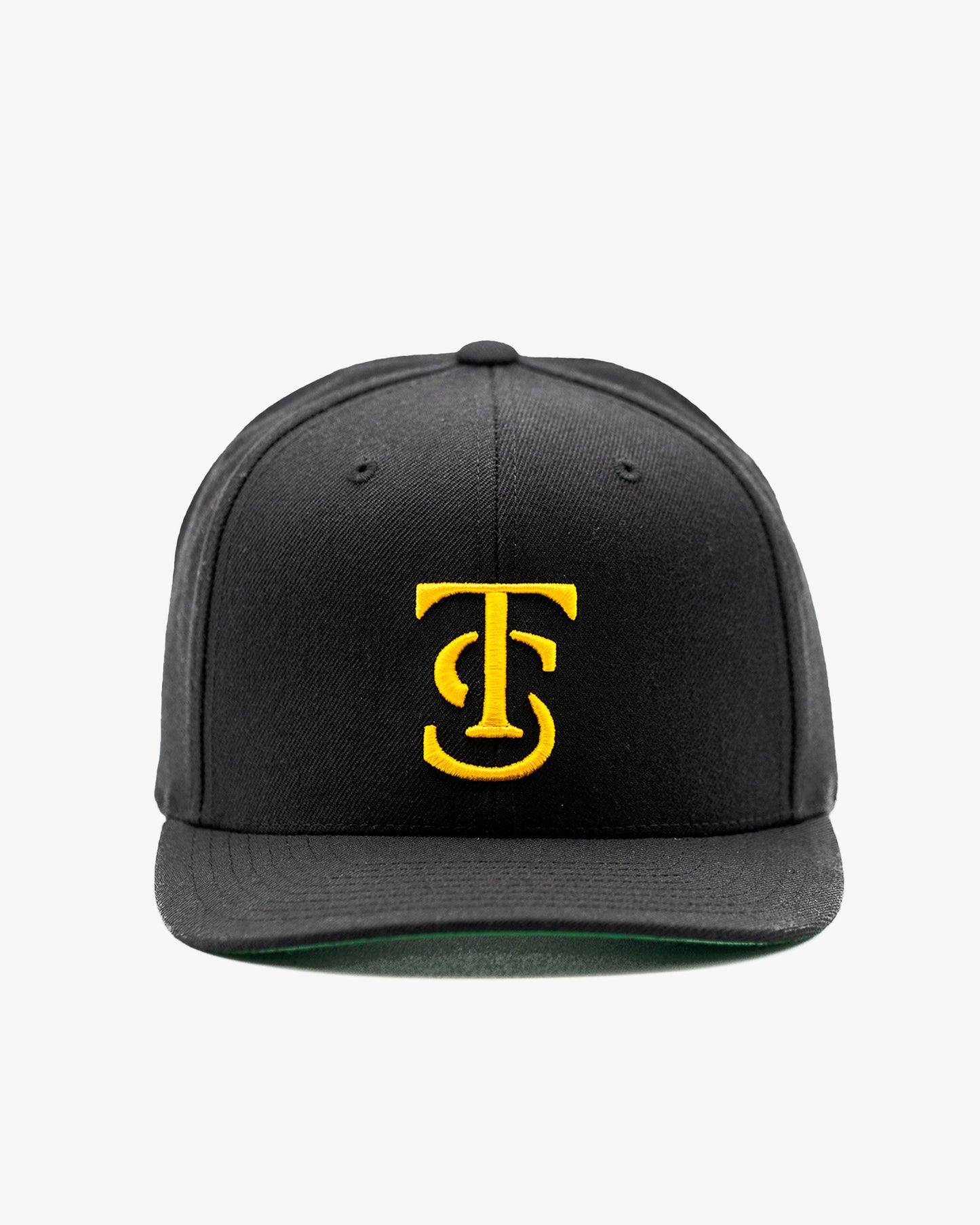 Icon Snapback Hat - Black w/ Yellow