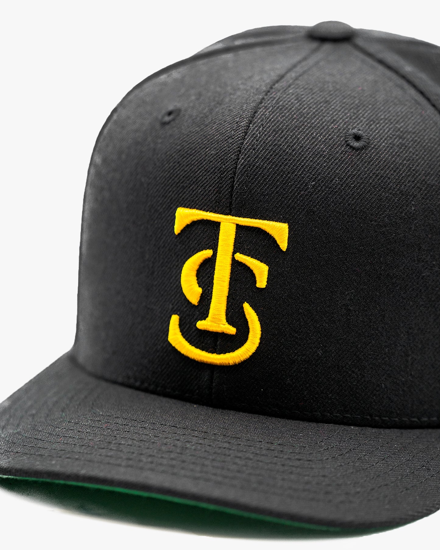 Icon Snapback Hat - Black w/ Yellow