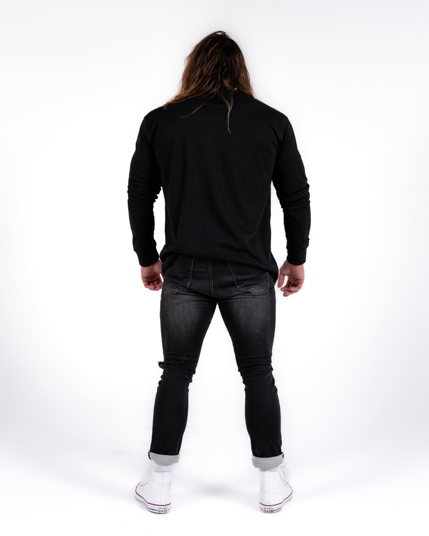 Inked Long Sleeve Tee - Black