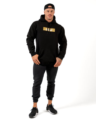 Inked Hoodie - Black w/ Gold