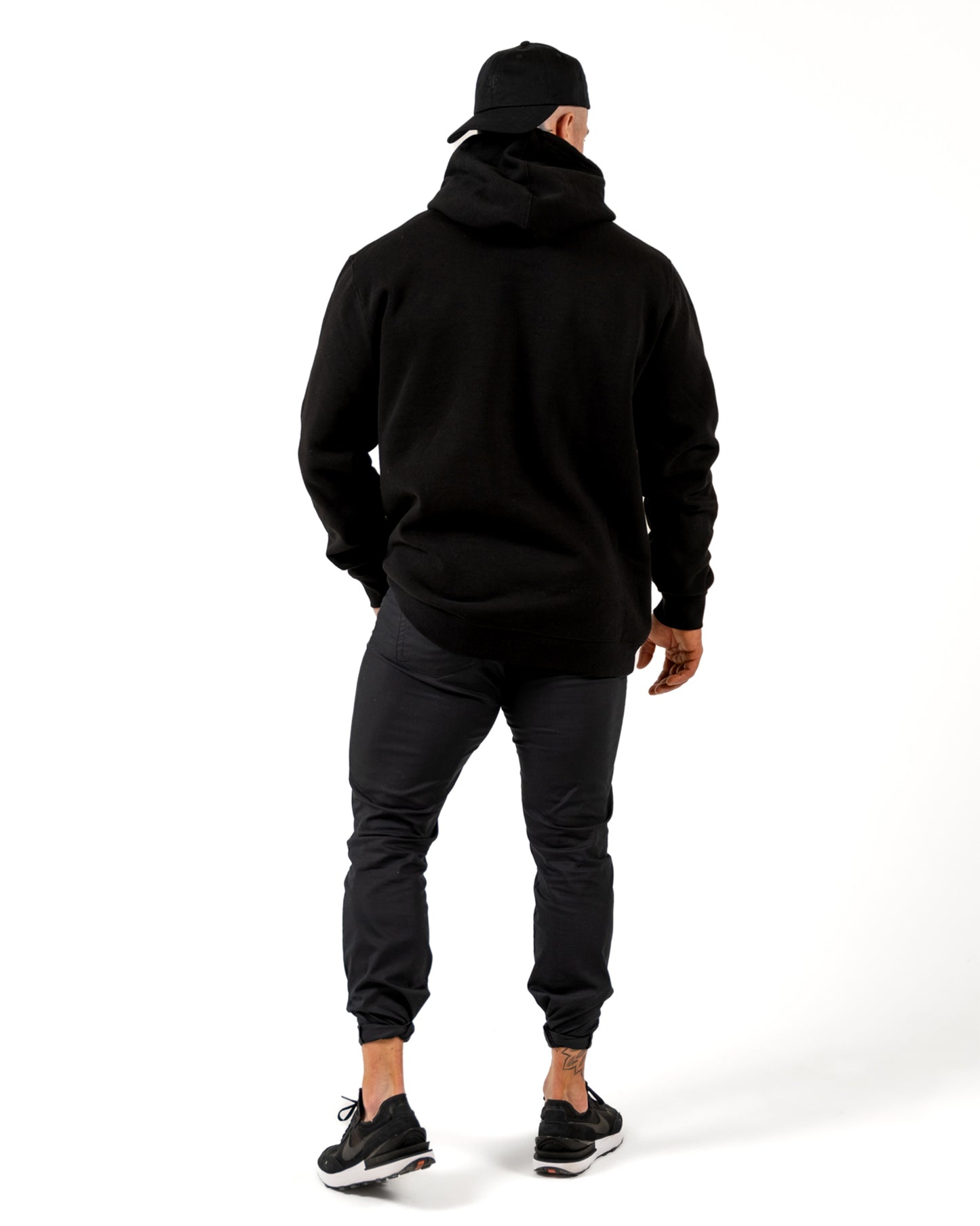 Inked Hoodie - Black w/ Gold
