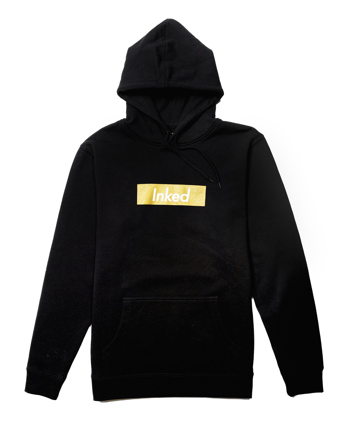 Inked Hoodie - Black w/ Gold