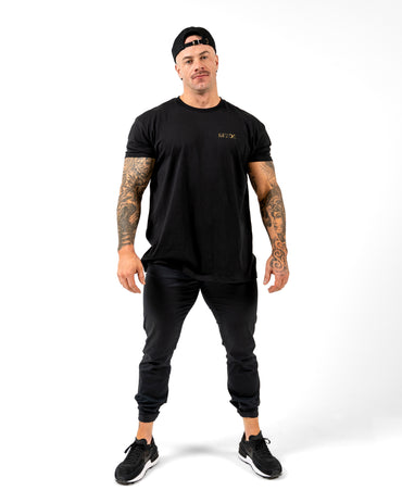 Make Your Own Luck T-Shirt - Black w/ Gold