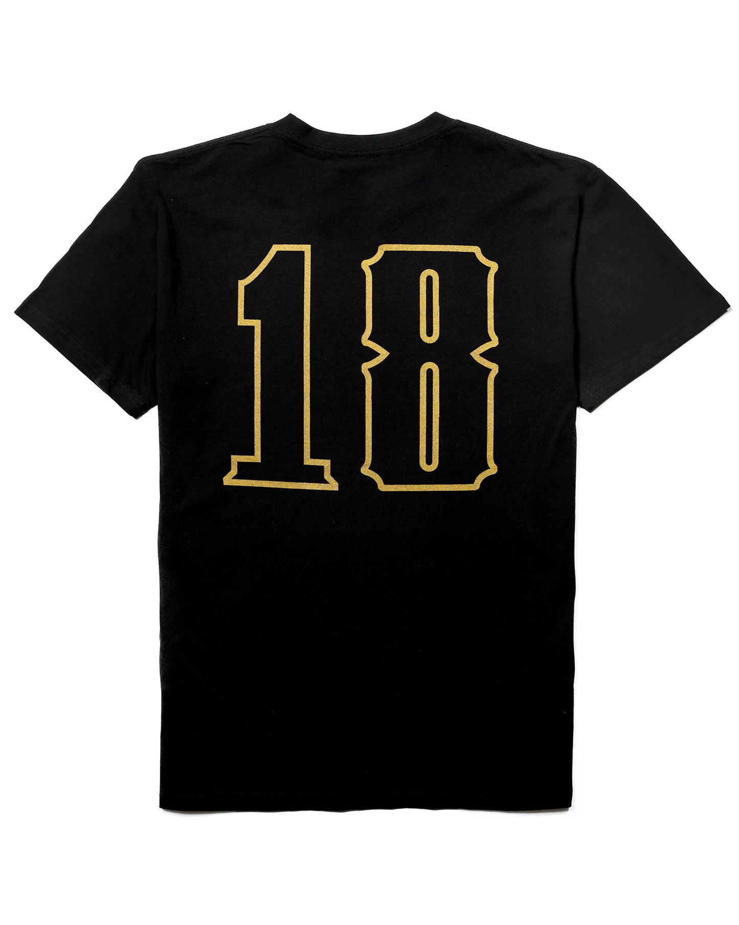 Success 18 Tee - Black w/ Gold