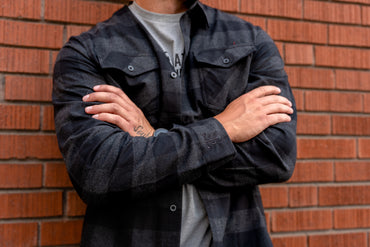 Flannel - Charcoal Heather / Black