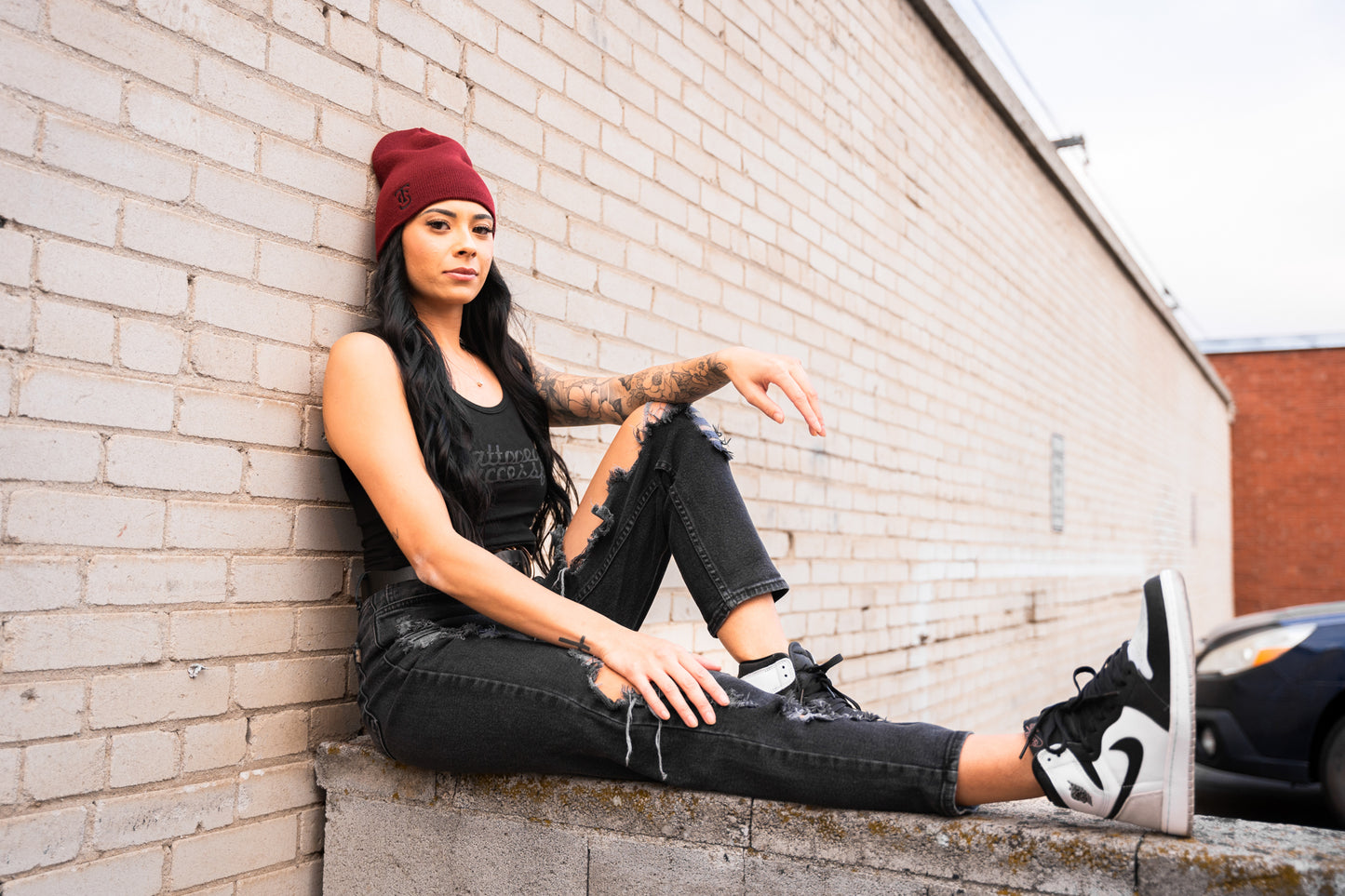 Icon Beanie - Maroon