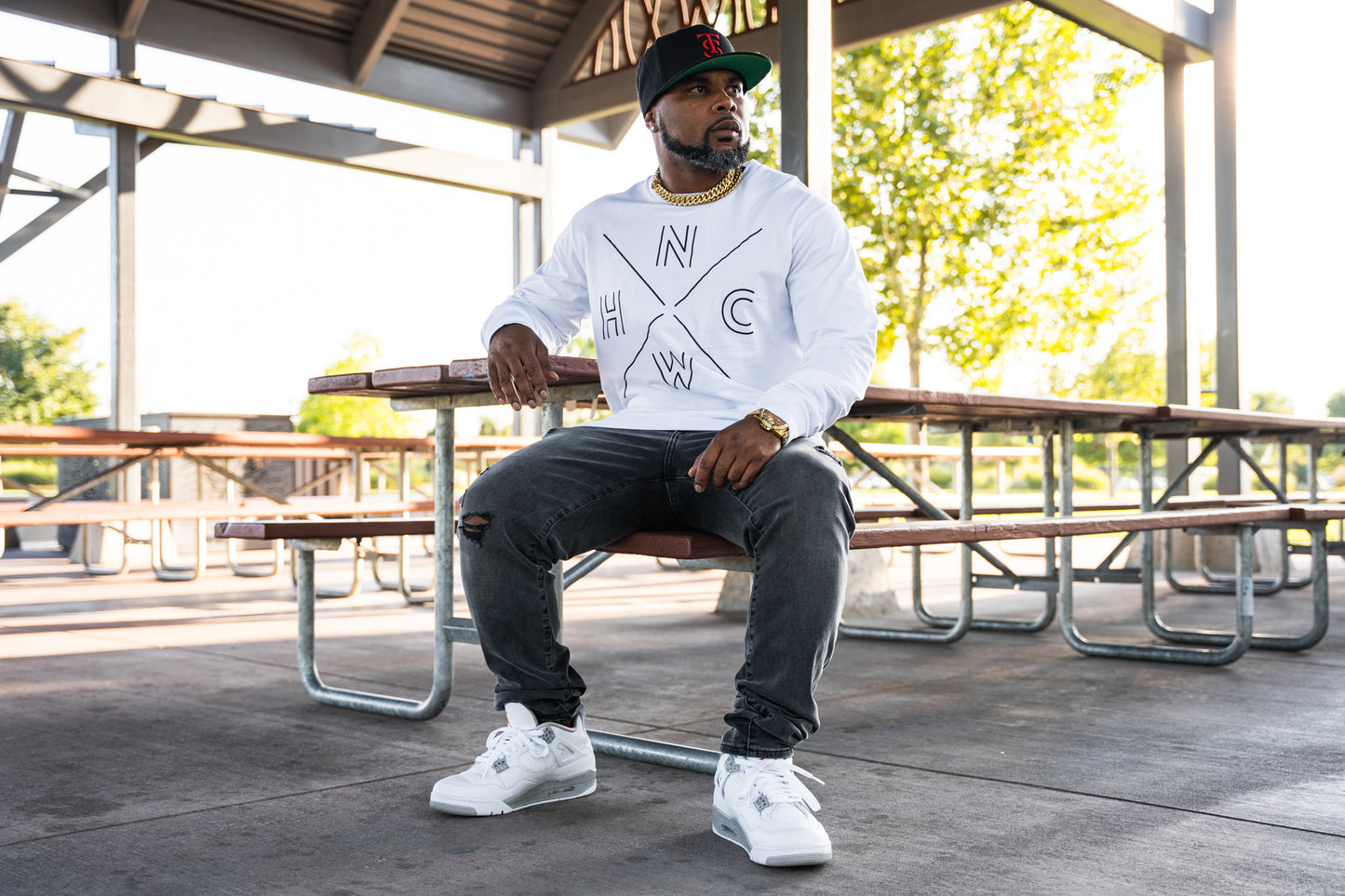 N.C.W.H. X LS - White