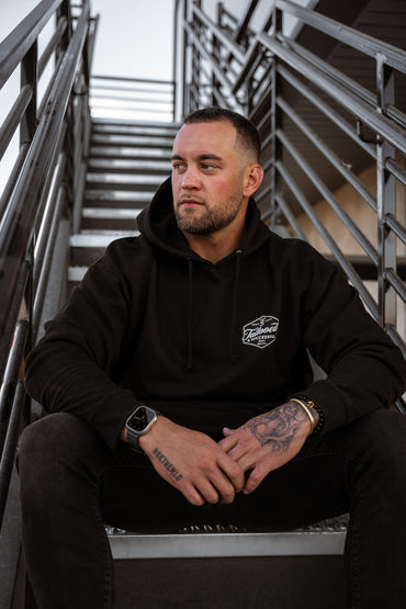 Brand Relax Hoodie - Black