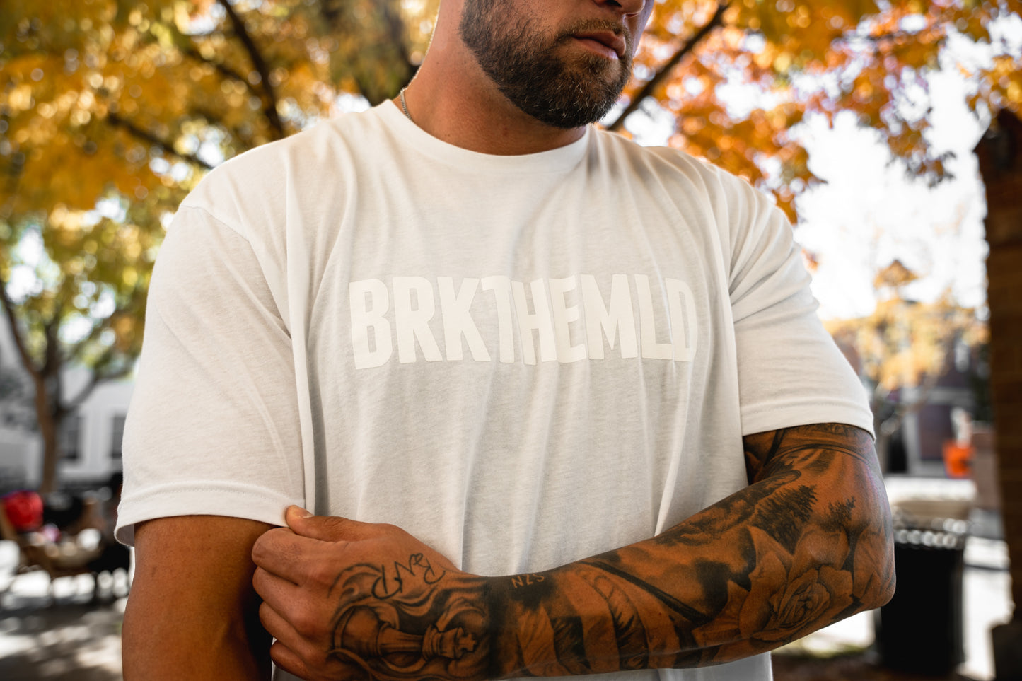 Classic BRKTHEMLD T-Shirt - White