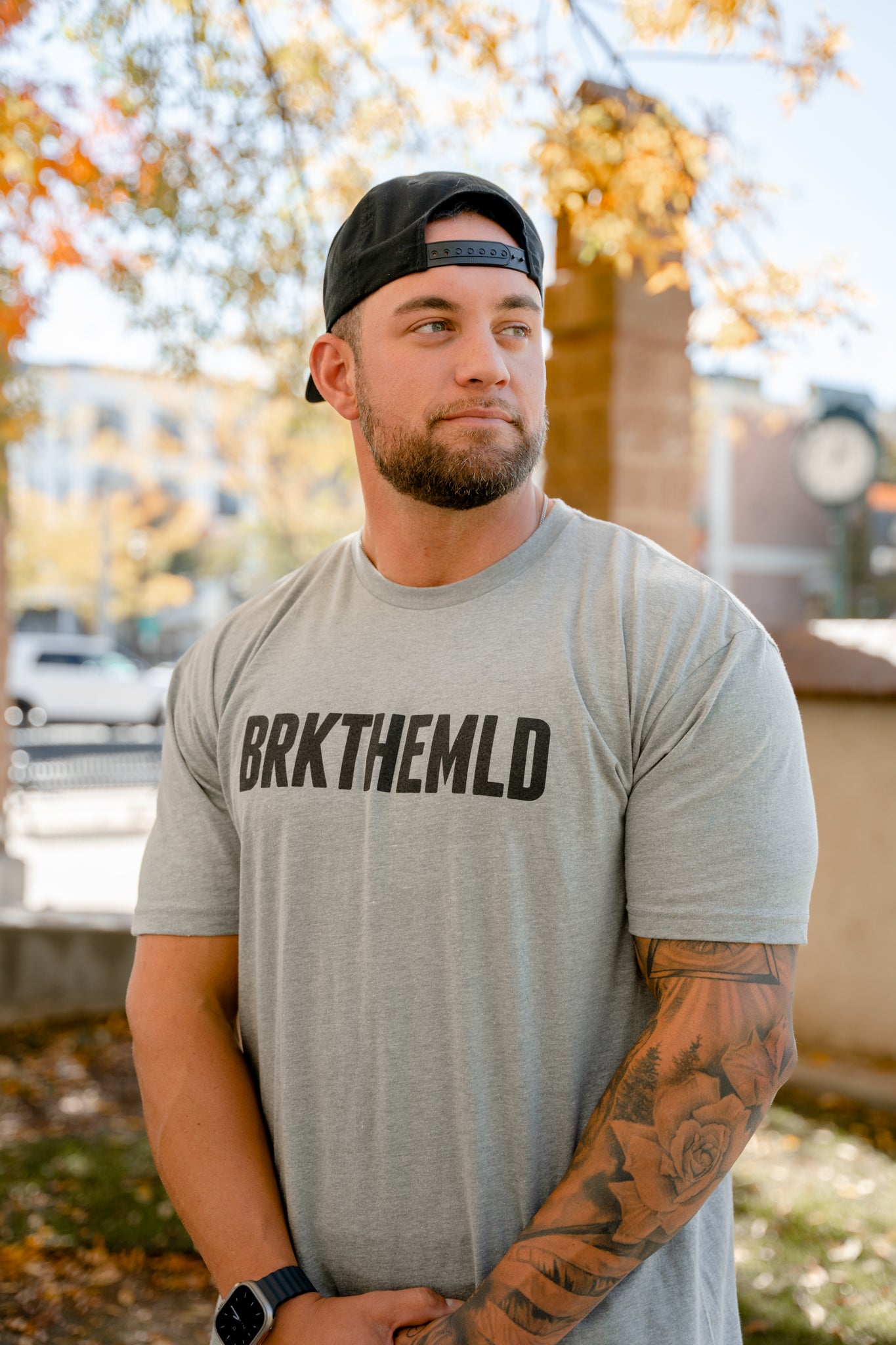 BRKTHEMLD Tee- Gray