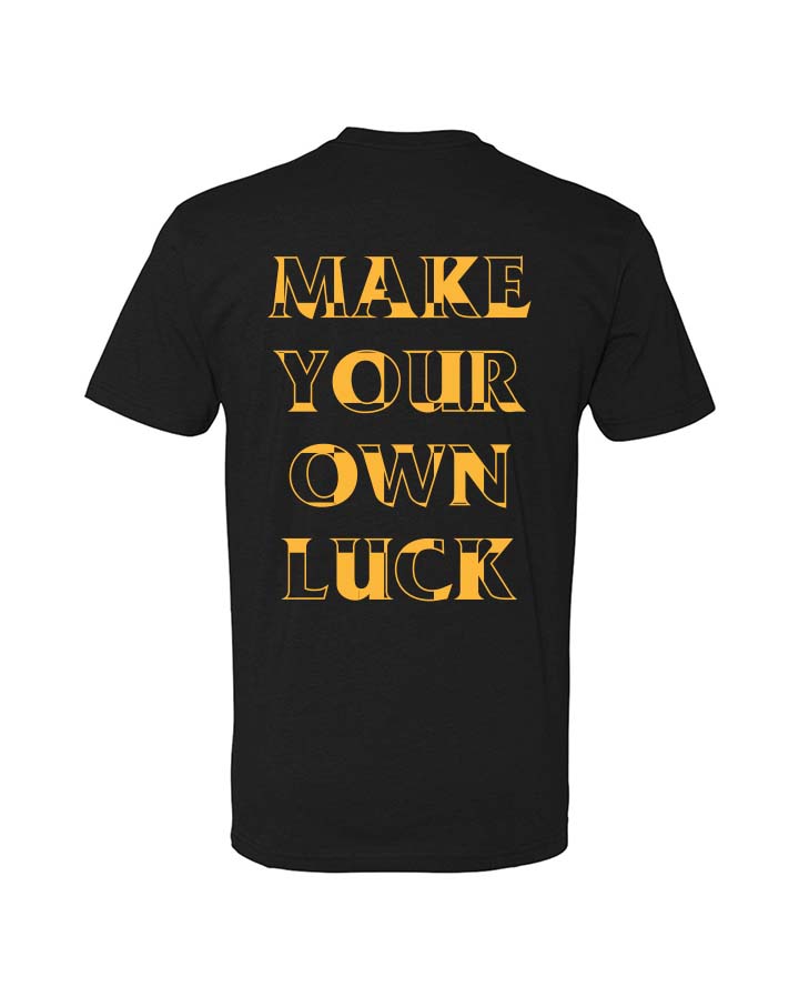 Classic Make Your Own Luck T-Shirt - Black & Yellow
