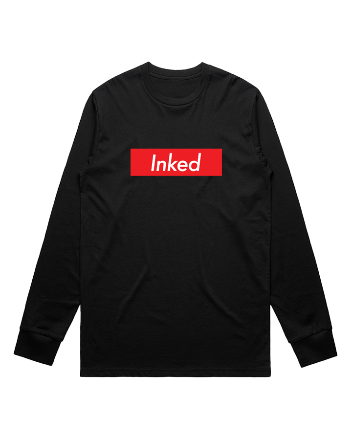 Inked Long Sleeve Tee - Black