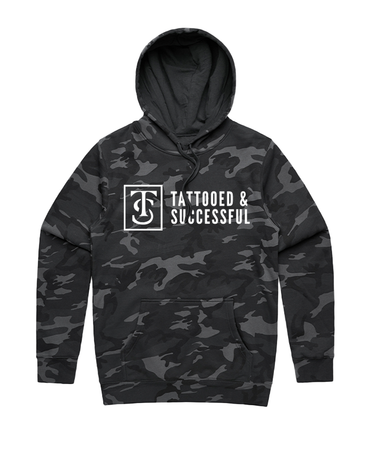 Core Hoodie - Black Camo