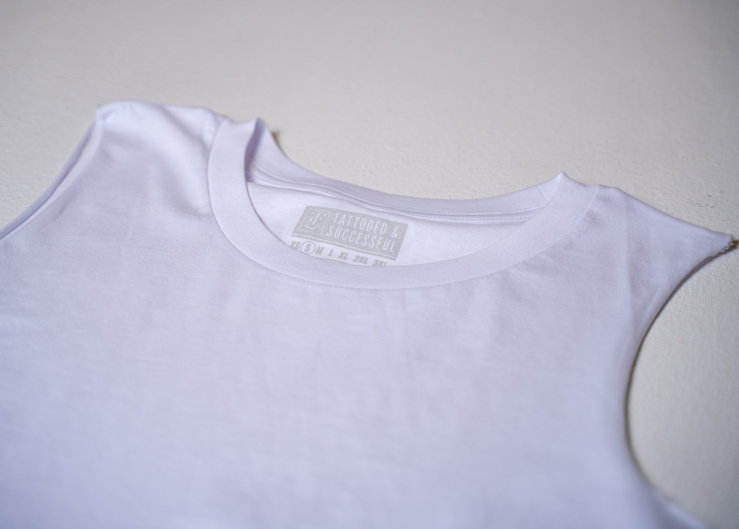 Premium Crop Tank - White