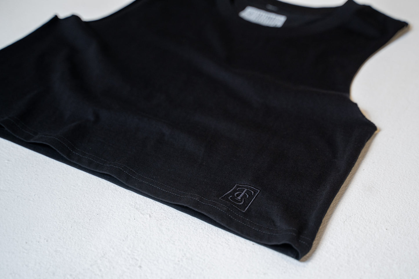 Premium Crop Tank - Blackout