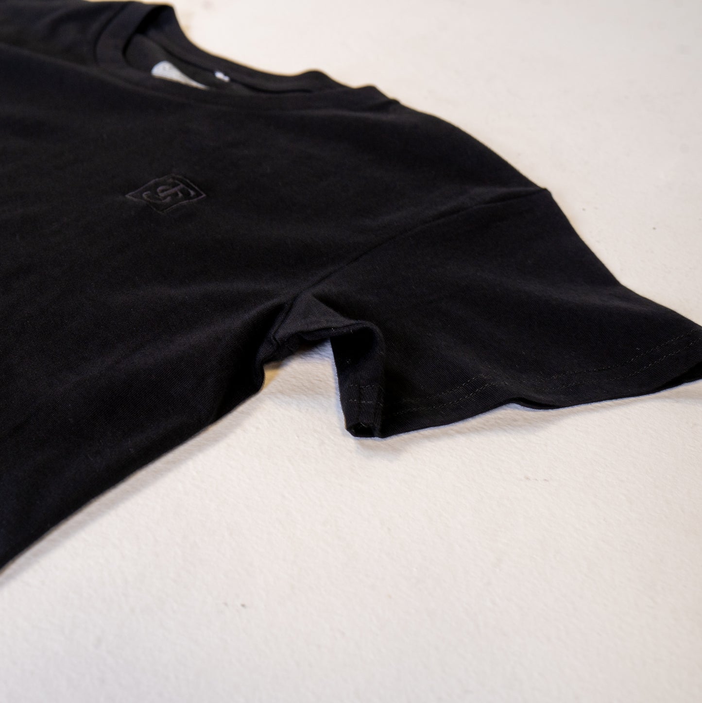 Premium Crop Tee - Blackout