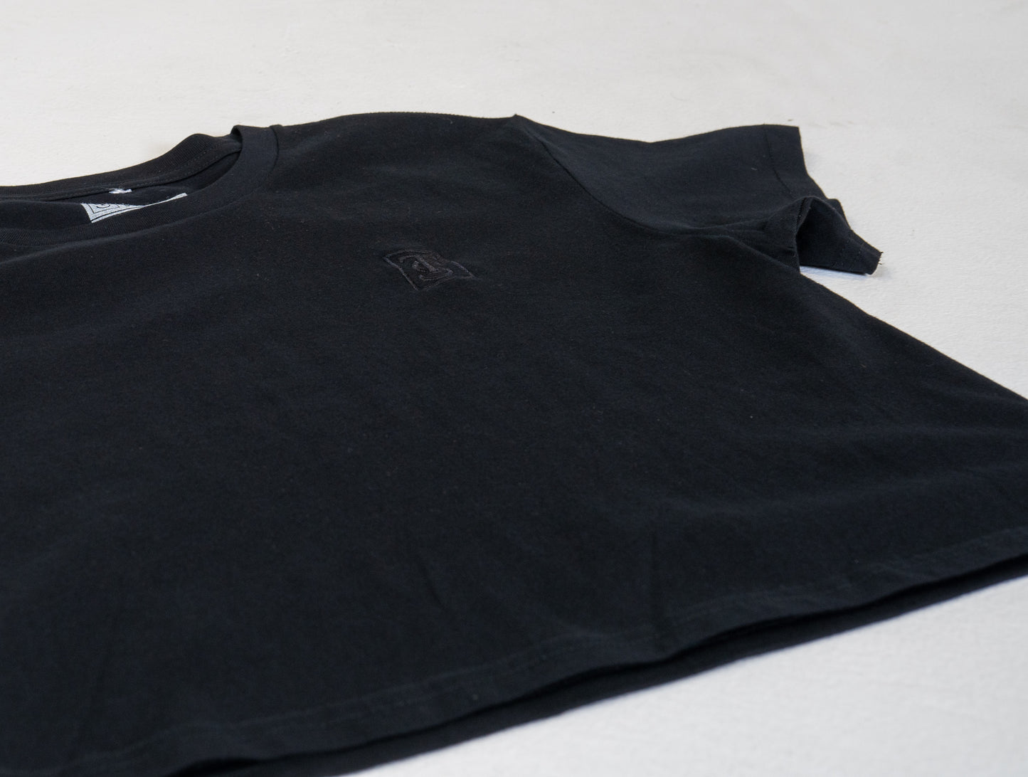 Premium Crop Tee - Blackout