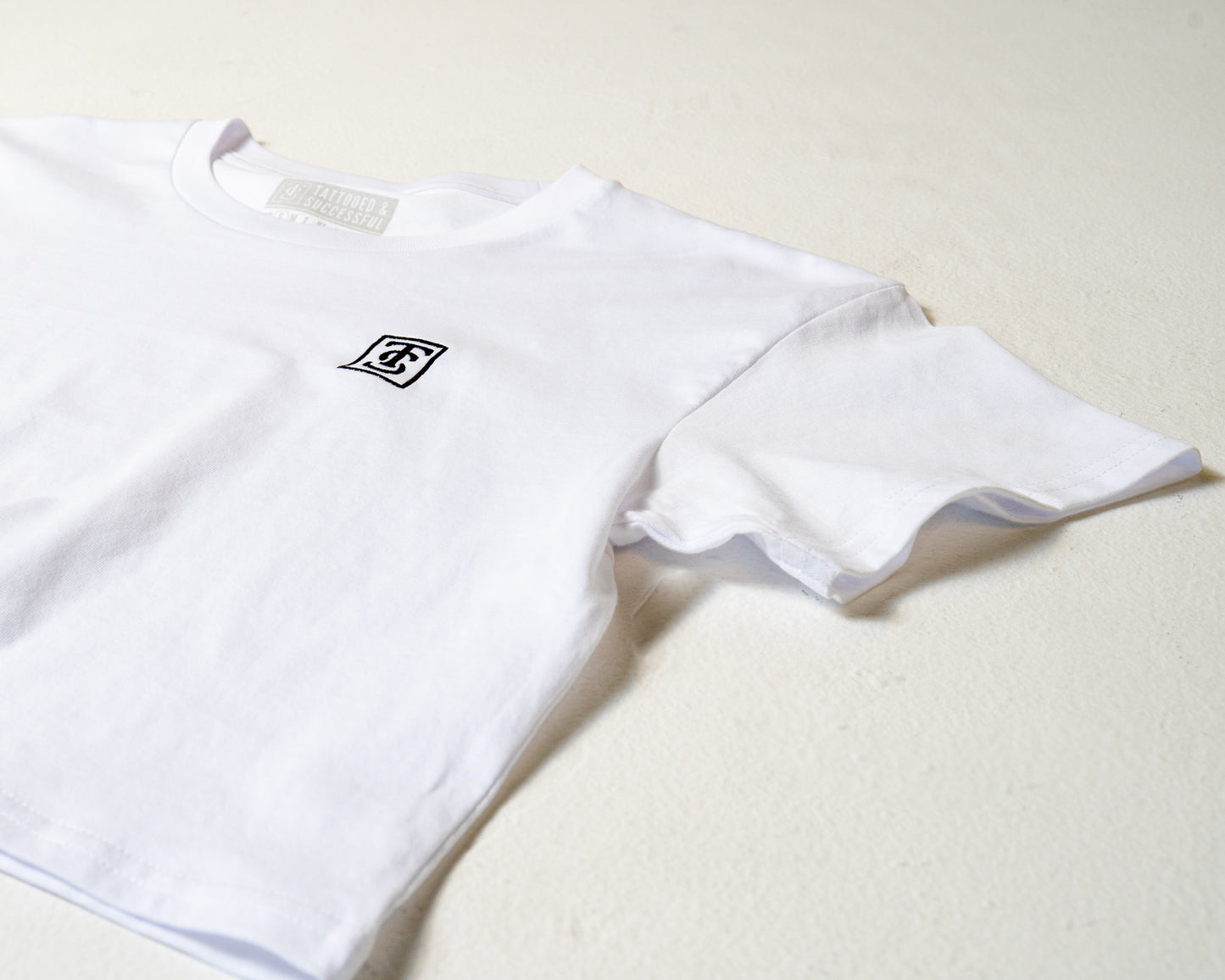 Premium Crop Tee - White