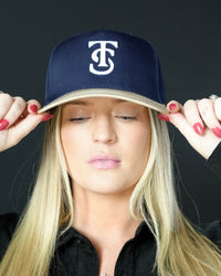 Fall Icon Hat - Navy/Tan