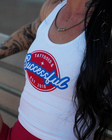 God Bless America Ribbed Tank