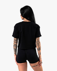 Stars & Stripes BRKTHEMLD Crop  - Black