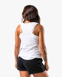 Stars & Stripes BRKTHEMLD Racerback Tank  - White