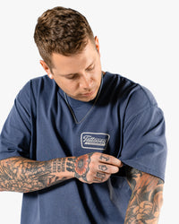 Oversize Vintage Tee - Indigo