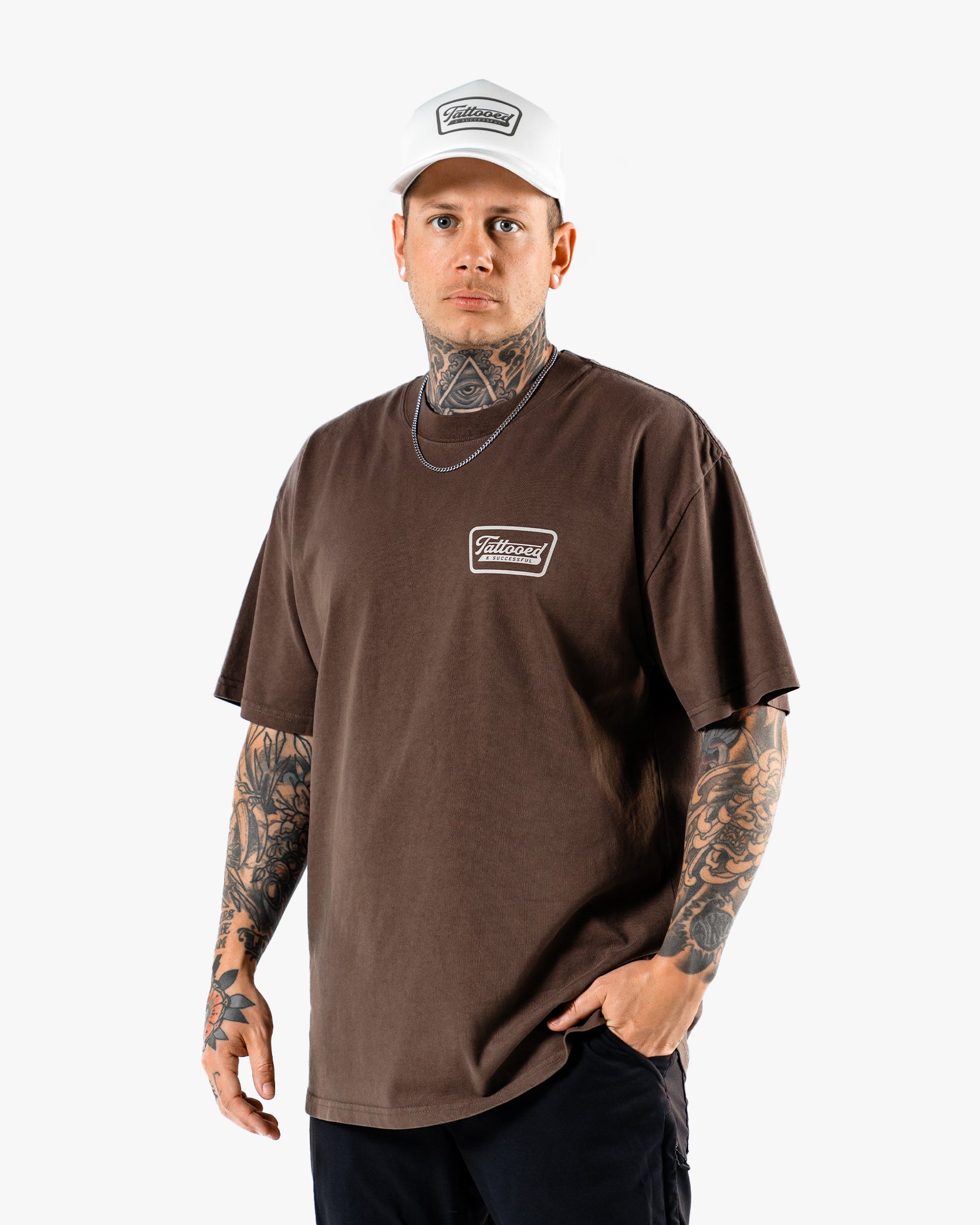 Oversize Vintage Tee - Tobacco