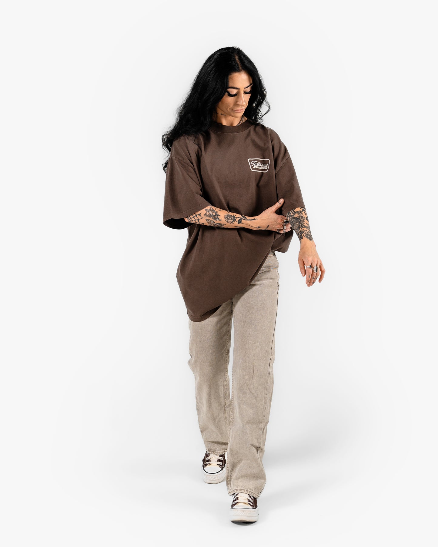 Oversize Vintage Tee - Tobacco