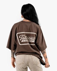 Oversize Vintage Tee - Tobacco