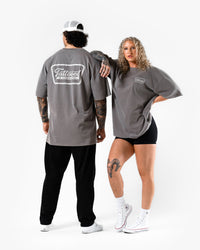 Oversize Vintage Tee - Faded Grey