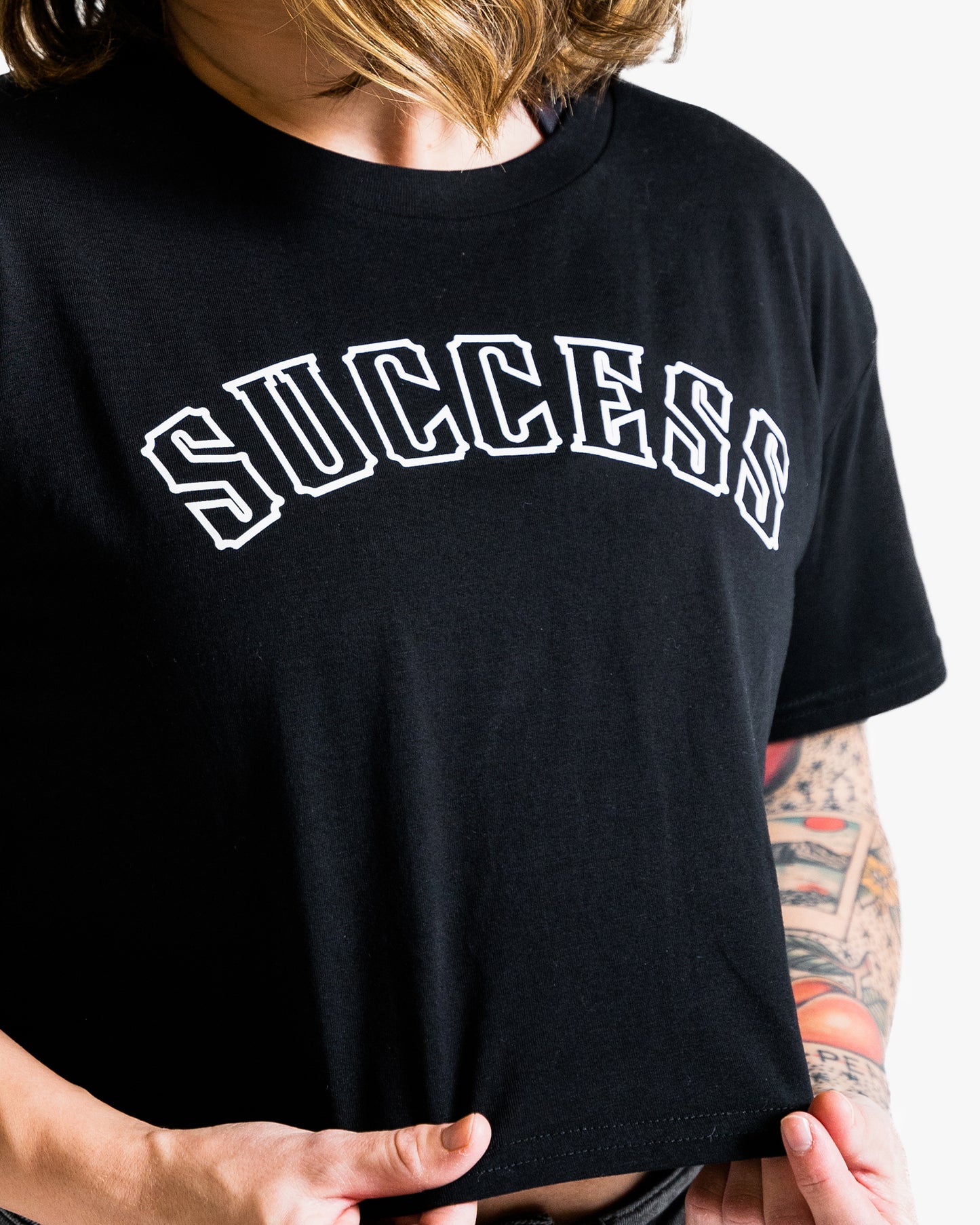 Success 18 Crop - Black